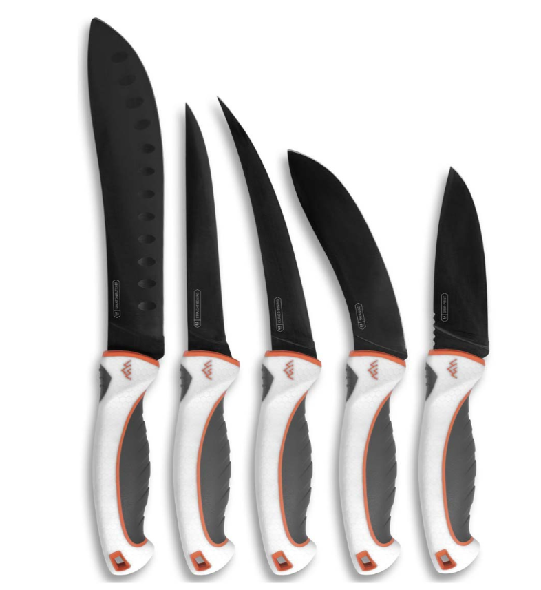 Outdoor Edge ERGOMAX 6 Piece Professional Grade Processing Knife Set