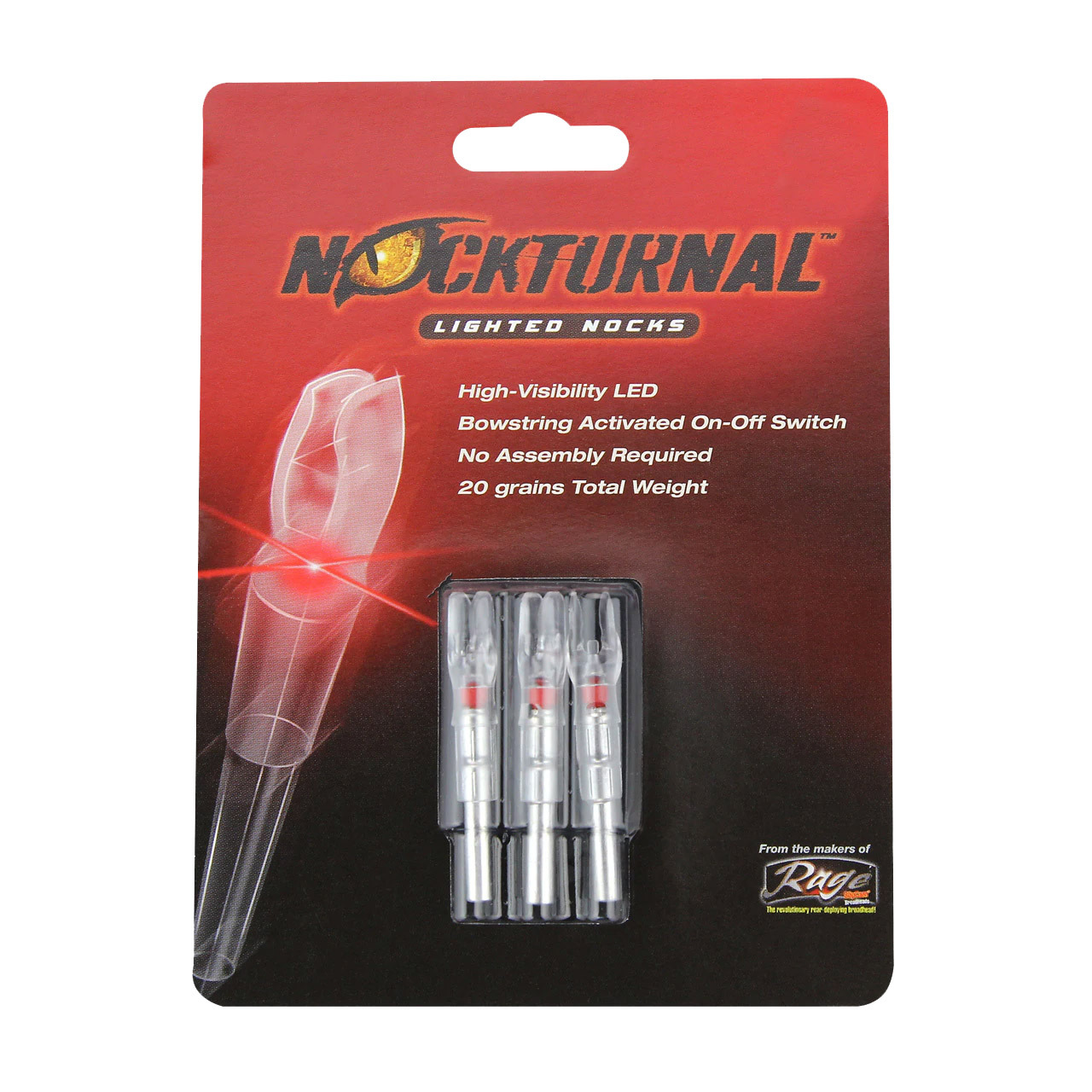 Nockturnal Lighted Nocks - Red