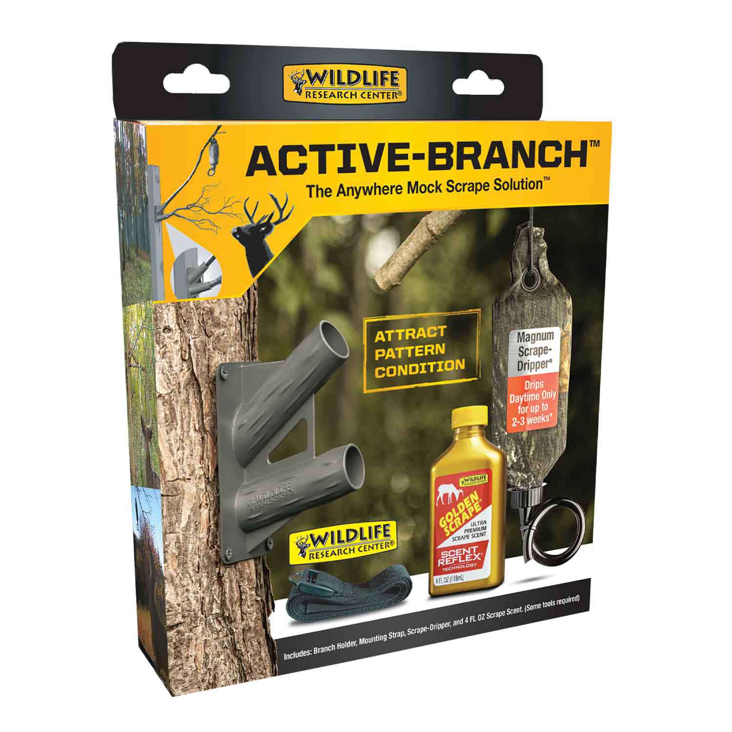 Wildlife Research Center Active-Branch Mock Scrape Kit