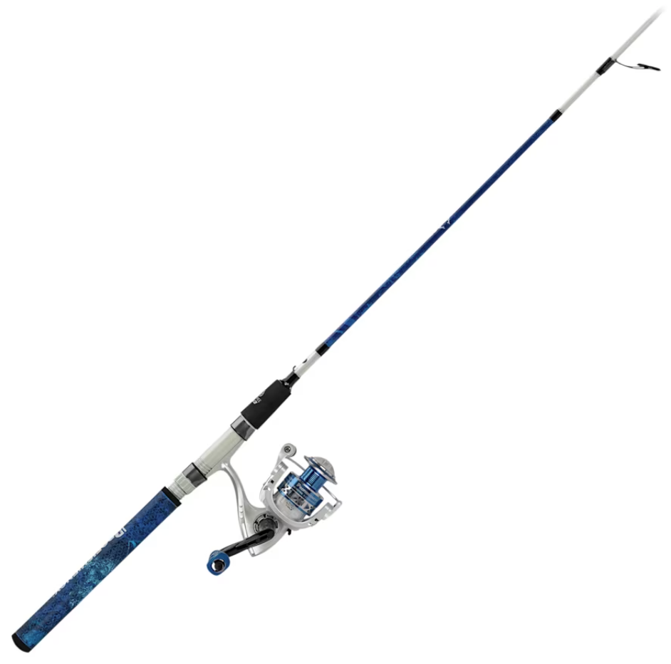 ProFISHiency Realtree Wave True Blue Camo Spinning Combo