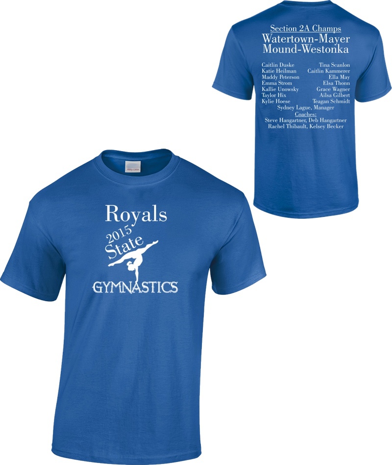 Port & Co. Royal Blue 50/50 Cotton/Poly T-Shirt