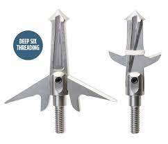 SWHACKER 3-PACK EXPANDABLE BROADHEADS ALL STEEL 125 GR. 1.75