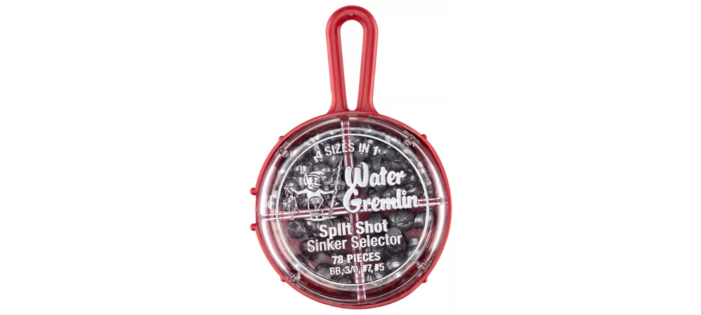 WATER GREMLIN SPLITSHOT SINKER COLLECTION 