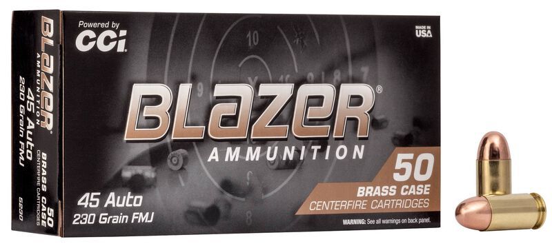 CCI Blazer Brass Pistol 45 ACP