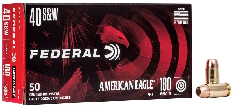 Federal American Eagle 40S&W 180Gr
