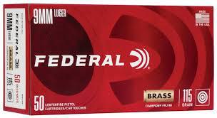 Federal Champion 9mm FMJ
