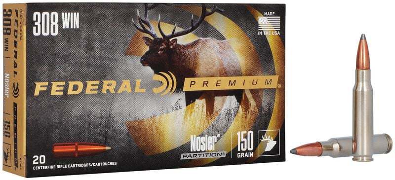 Federal Premium Nosler Partition 308 Win