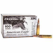 Federal XM American Eagle 5.56 FMJ